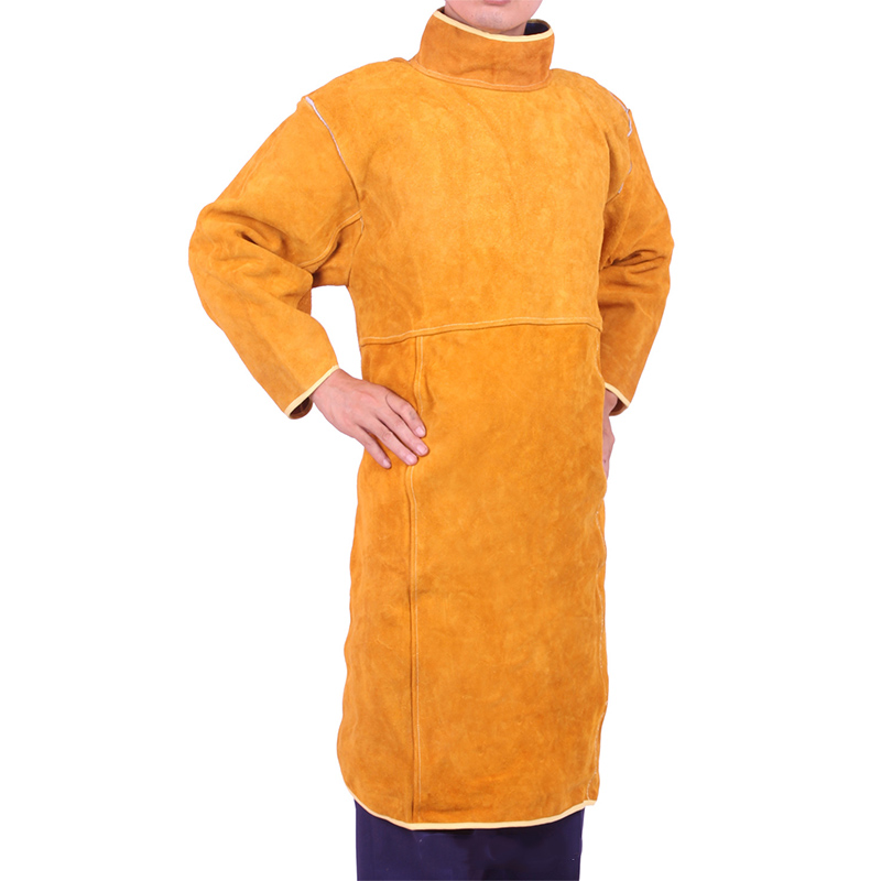 威仕盾W-1837金黃色反穿焊工服