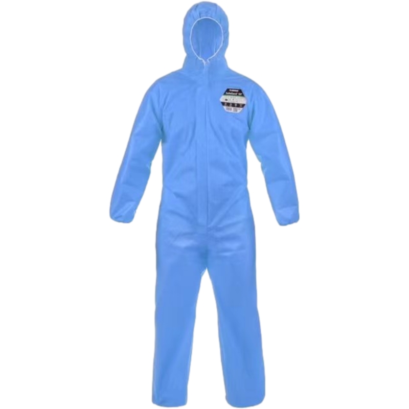 雷克蘭ESB428藍色帶帽連體防護服