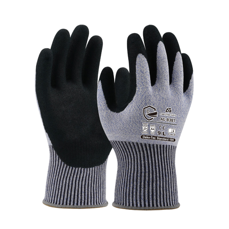 護享AG-8387丁腈發泡涂層防割手套