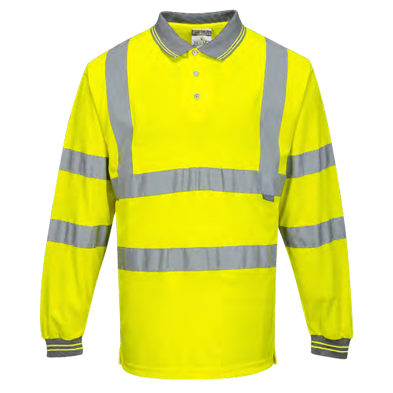 波偉斯特Portwest S277高可視長袖POLO衫