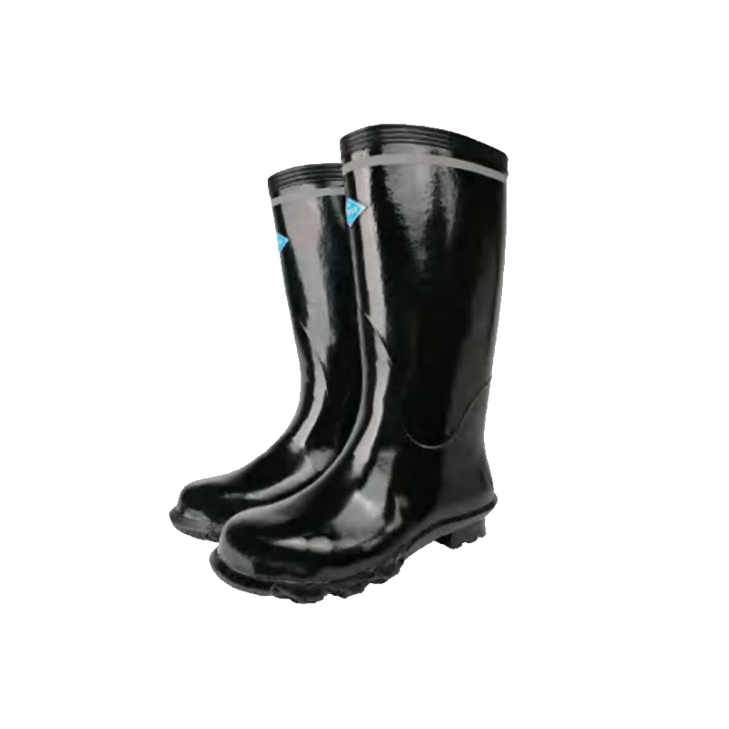 雙安BX063(Z)工礦作業高筒防砸橡膠絕緣靴6KV