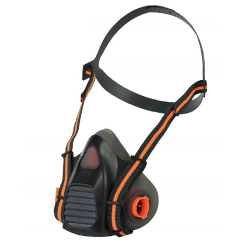 方盾1105C雙濾盒硅膠半面罩防毒面具本體