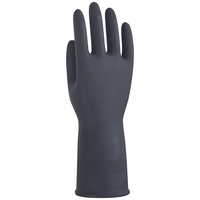 雪蓮20062BL.CL乳膠光里網紋卷邊防護手套