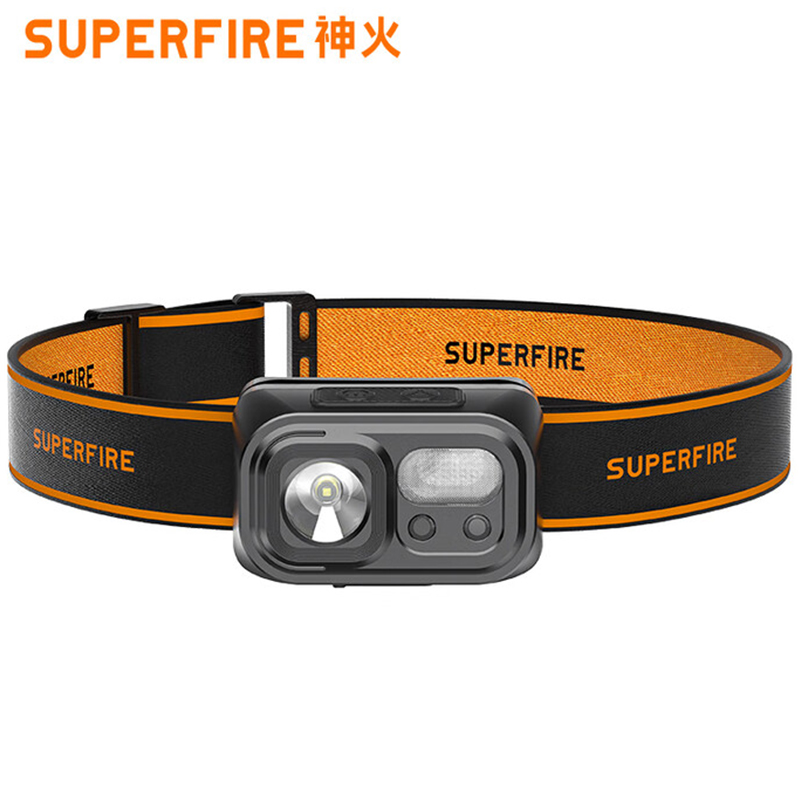 神火HL23-S長續航揮手感應多功能智能頭燈