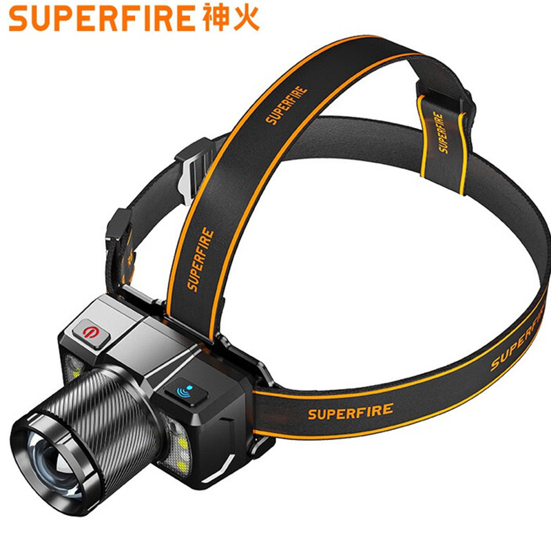 神火HL25持久續(xù)航智能感應(yīng)機(jī)械式變焦頭燈