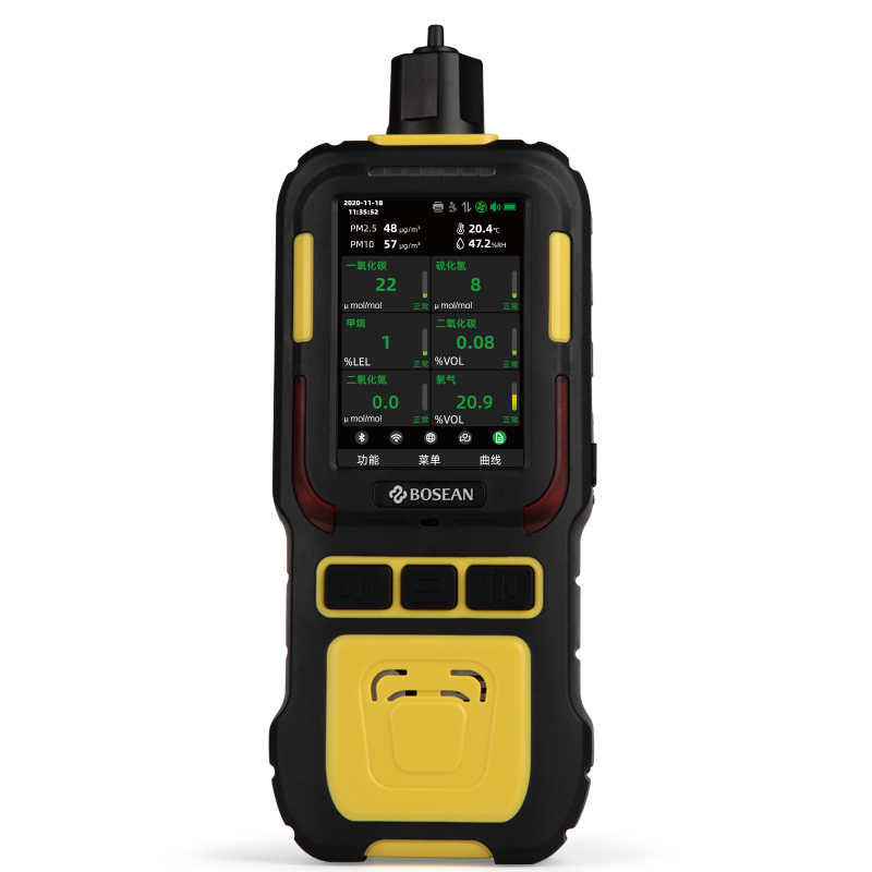 保時安BW-600泵吸式六合一氣體檢測儀