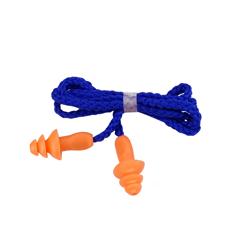 定和DH1013圣誕樹型硅膠帶線防噪音耳塞