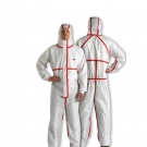 3M4565白色帶帽紅色膠條連體防護(hù)服 3M4565白色帶帽紅色膠條連體防護(hù)服