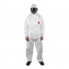 微護佳MG2500 WH25-W-99-111-02白色標準型有帽連體防護服