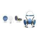 寶順安3602+2201硅膠雙濾盒過濾式防塵毒面具 寶順安3602+2201硅膠雙濾盒過濾式防塵毒面具