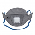 麥特瑞FIT-P2DSLVOV活性炭舒適折疊帶閥防塵口罩