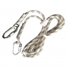 建鋼滌綸雙小鉤安全繩