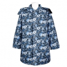 3502藍(lán)色迷彩棉服勞保工作服