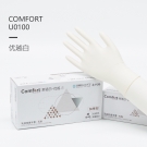友利格舒適COMFORT U0100一次性無粉優等加厚乳膠檢查手套