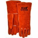 威仕盾G-0392橙紅色牛二層皮電焊手套 威仕盾G-0392橙紅色牛二層皮電焊手套