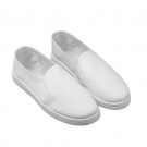 定和DH7503帆布PVC底中巾防靜電白色工作鞋