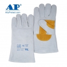 友盟AP-2201耐磨抗割牛二層皮電焊手套