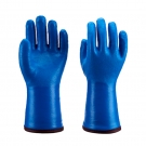 東亞318藍色耐油耐酸堿PVC手套 東亞318藍色耐油耐酸堿PVC手套