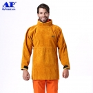 友盟AP-8000金黃色皮護(hù)胸帶領(lǐng)長袖圍裙