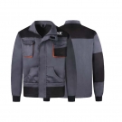 友盟AP-4502灰色加黑色阻燃工作服上衣 友盟AP-4502灰色加黑色阻燃工作服上衣