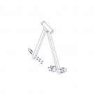 3M 6116010鍍鋅安全系統頂部支架 3M 6116010鍍鋅安全系統頂部支架