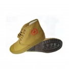 金步安布面膠底絕緣安全鞋10KV黃色高幫款 金步安布面膠底絕緣安全鞋10KV黃色高幫款