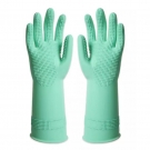 雪蓮1008611家用天然橡膠絨里卷邊袖口大顆粒防滑手套 雪蓮1008611家用天然橡膠絨里卷邊袖口大顆粒防滑手套