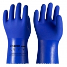 LANON蘭浪U8628S全掌磨砂防滑涂層PVC耐油手套 LANON蘭浪U8628S全掌磨砂防滑涂層PVC耐油手套