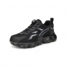 GUYISA古伊薩F021運動系列防砸防刺穿智能旋鈕款黑色安全鞋 GUYISA古伊薩F021運動系列防砸防刺穿智能旋鈕款黑色安全鞋