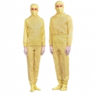 嘉柏利通F-1115W黃色套頭式分體潔凈服