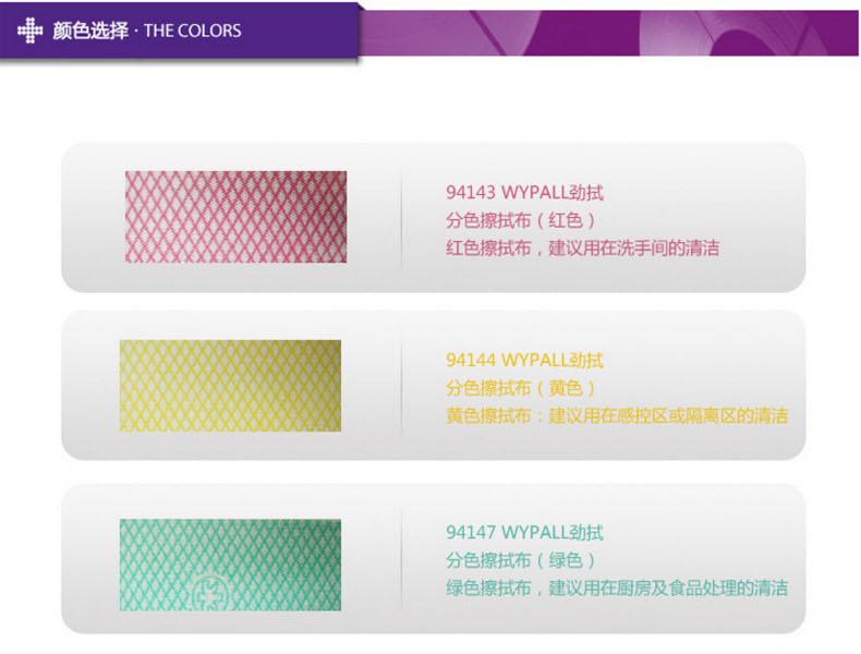 金佰利94144WYPALL*標準型彩色清潔擦拭布圖片4