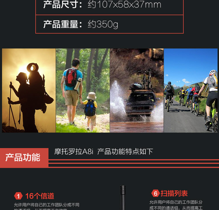 摩托羅拉A8i對講機(jī)圖片3