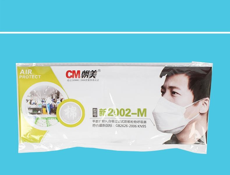 朝美新2002-M KN95防塵口罩圖片4