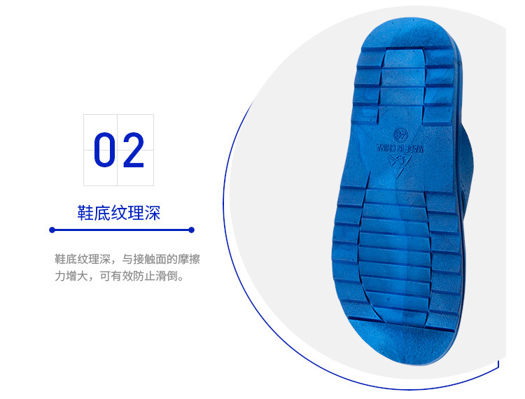 交叉型SPU防靜電拖鞋圖片4