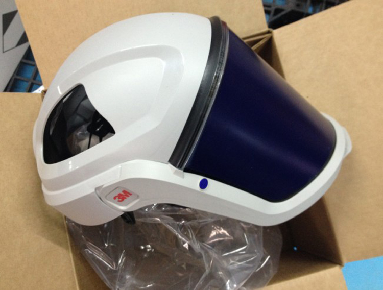 3M M-106帶通氣孔長管呼吸器硬頭盔圖2