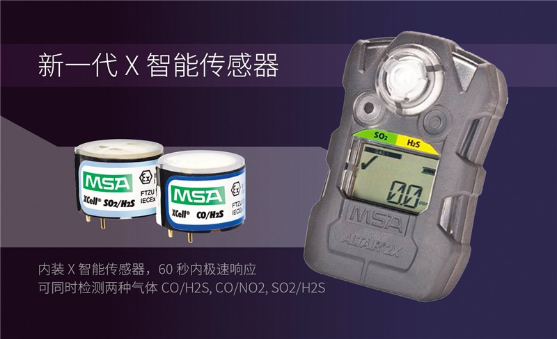 梅思安10196208(國產熒光外殼版)天鷹2XT雙氣體檢測儀圖片4