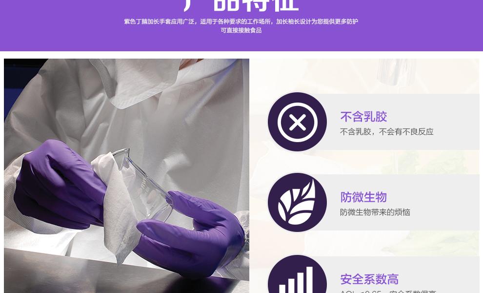 金佰利50601-S丁腈加長手套圖4