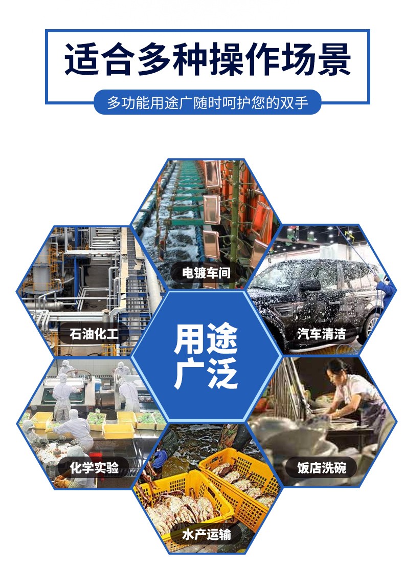 威蝶60A-1黑色耐酸堿乳膠手套圖10