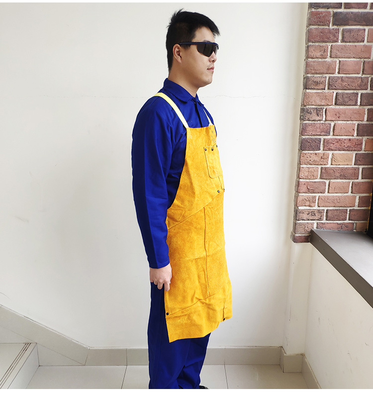 威特仕44-2136皮護胸防火阻燃圍裙圖12