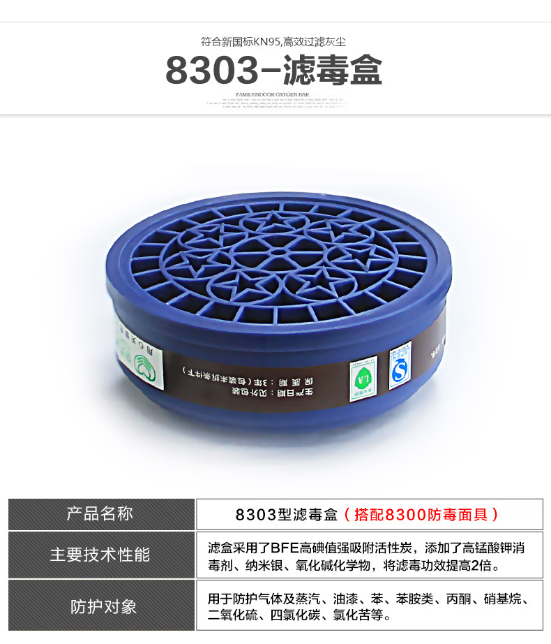 保為康3603濾毒盒圖片6