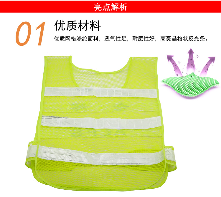 華特反光安全背心圖片3