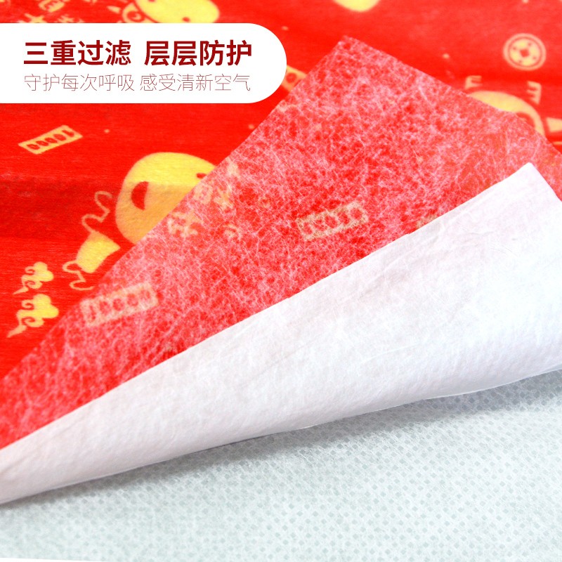 華特印花金牛一次性口罩圖片3