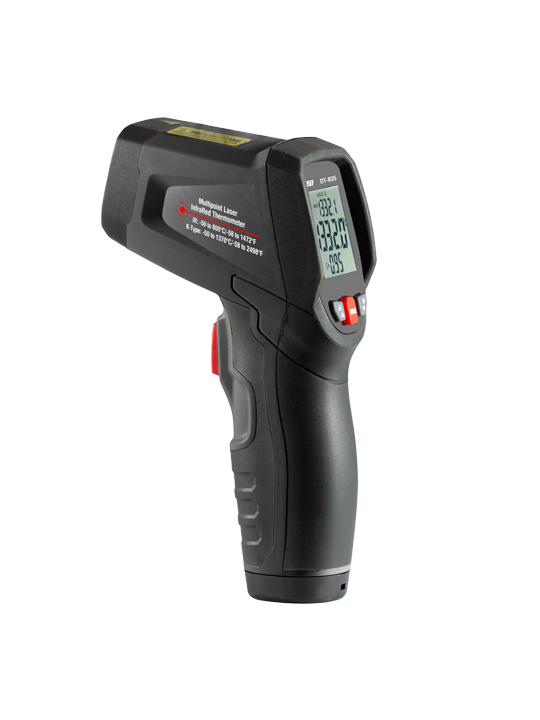 華盛昌DT-835專業(yè)型二合一環(huán)形激光紅外線測(cè)溫儀圖片1