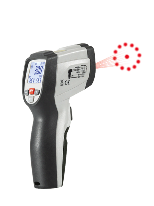 華盛昌DT-8872工業(yè)環(huán)形激光紅外線測溫儀
