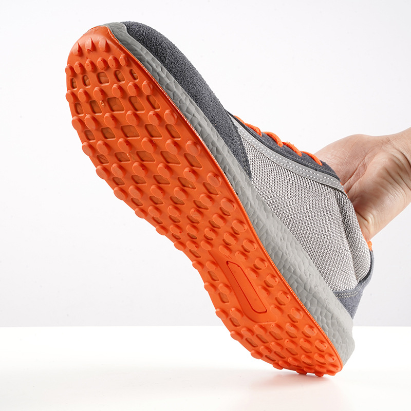 巴盾6518軟底防砸防刺穿網布低幫安全鞋圖片1