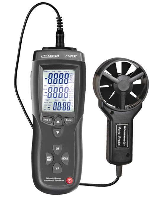 華盛昌DT-8897多功能便攜手持式風速儀圖片1