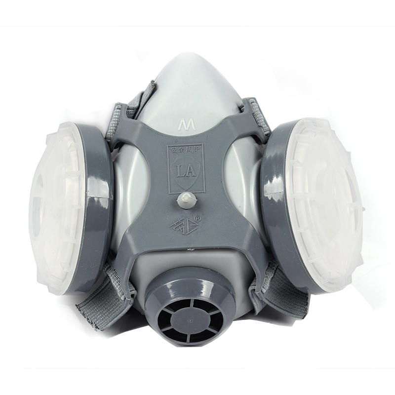 勞衛301-10雙濾盒半面罩防塵面具圖片