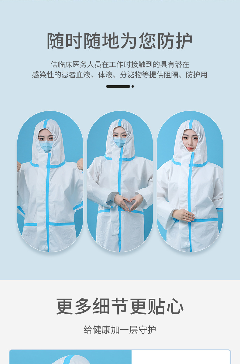 豫中健一次性醫用防護服圖片3