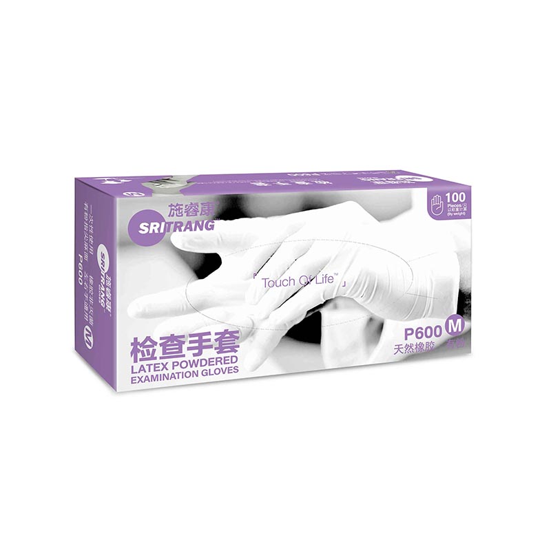 施?？礟600天然乳膠檢查手套圖片