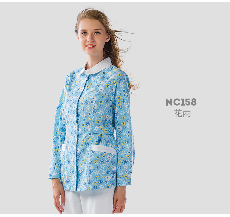 樂(lè)倍康NC158花語(yǔ)長(zhǎng)袖護(hù)士服圖片1